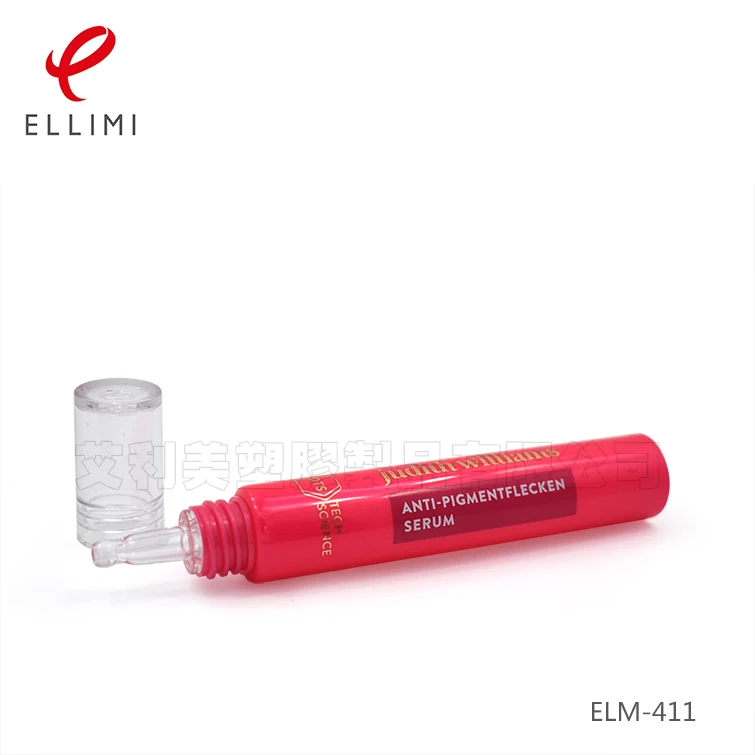 19mm Glass Dropper Cap Tube Eye Cream Aloe Vera Gel Packaging PE Soft Tube 10-25ml Skincare Container Durable High Gloss Finish