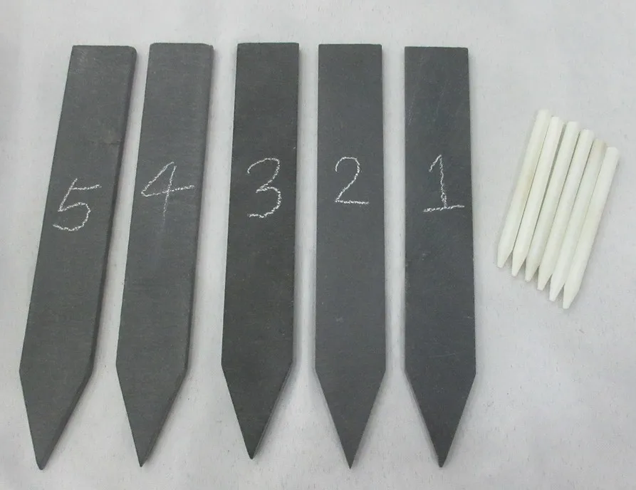 Garden Decoration High Quality Gardening Slate Label  slate plant Tags Plant Name Labels