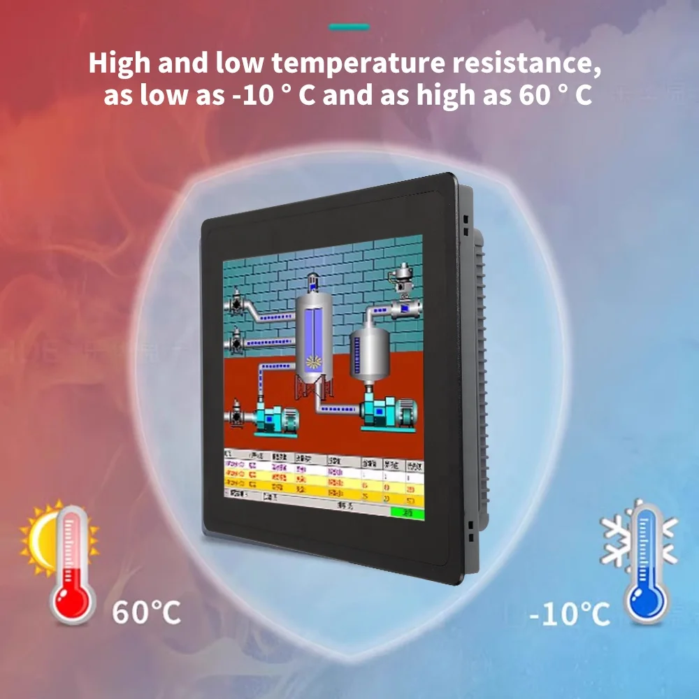 YCLTOUCH Multi-touch Capacitive Touch Screen Ip65 Waterproof Front Panel Pc Fanless Industrial Computer