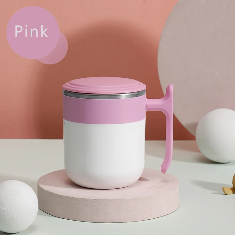 K & B Automatic Self Stirring Magnetic Mug Auto Mixing Coffee Blender Cup