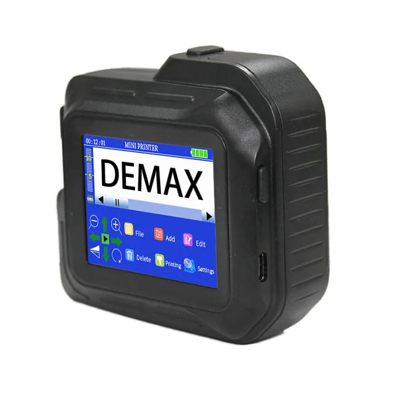 Mini 12.7mm Batch Coding Machine Handheld Inject Printer Inkjet Printers