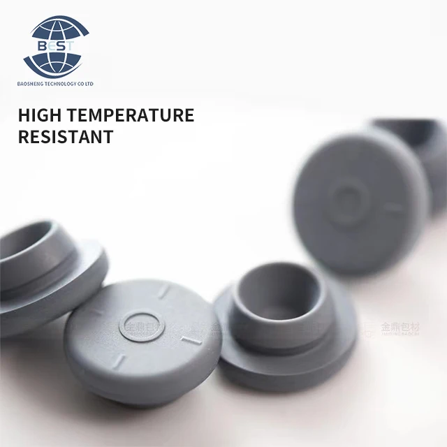 20mm brominated or chlorinated cillin bottle flat top butyl rubber stopper Suitable for all kinds of cillin bottles