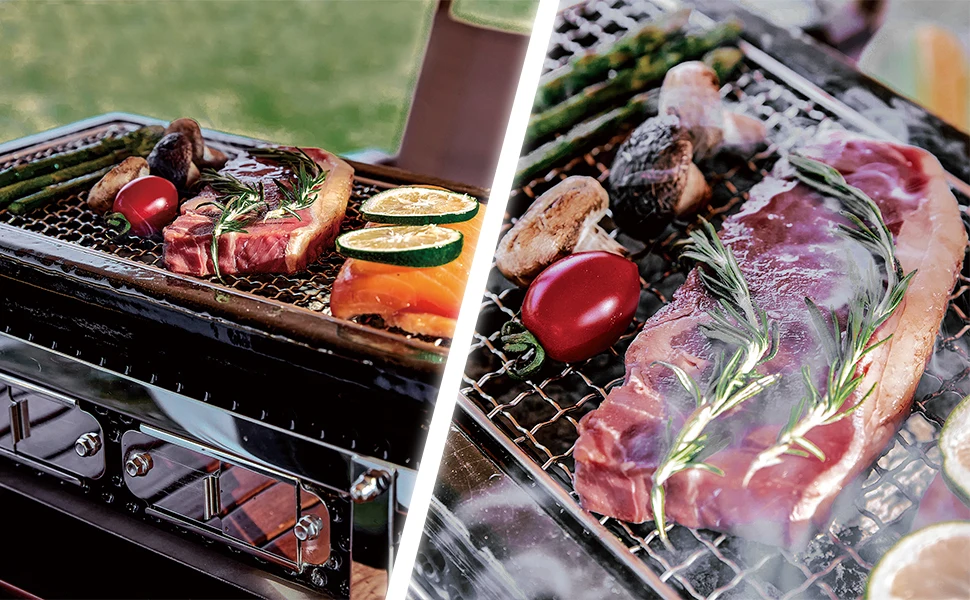 Auplex High Quality Japanese Hibachi Charcoal BBQ Grill Premium Smoker