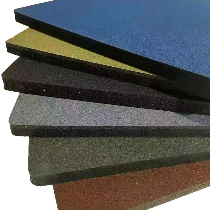 Free sample gym silicone flooring matting 6mm rubber  floor tile gym equipment black rubber mat
