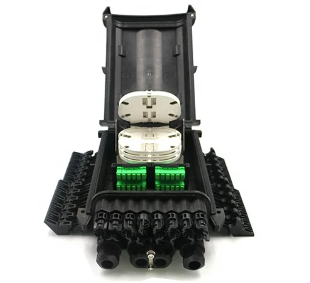 Fiber Optic Splice Closure, Drop Cable and PLC Splitter, Cajas Nap de Distribucion Fibra Optica