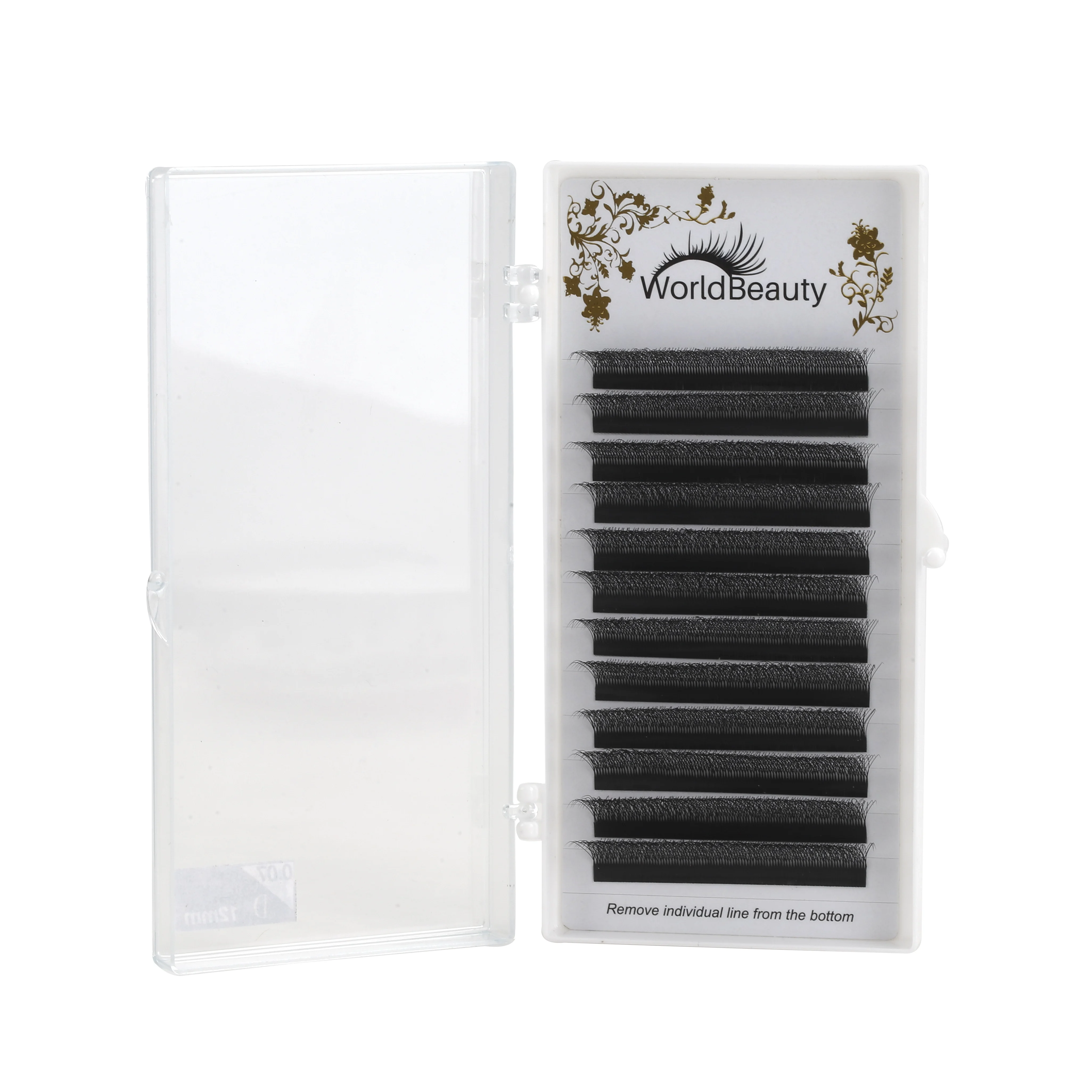 Worldbeauty Korean Pbt Fiber Wholesale W V shape yy Volume Eyelash Extension Supplier Products yy shape eye lashes extensions