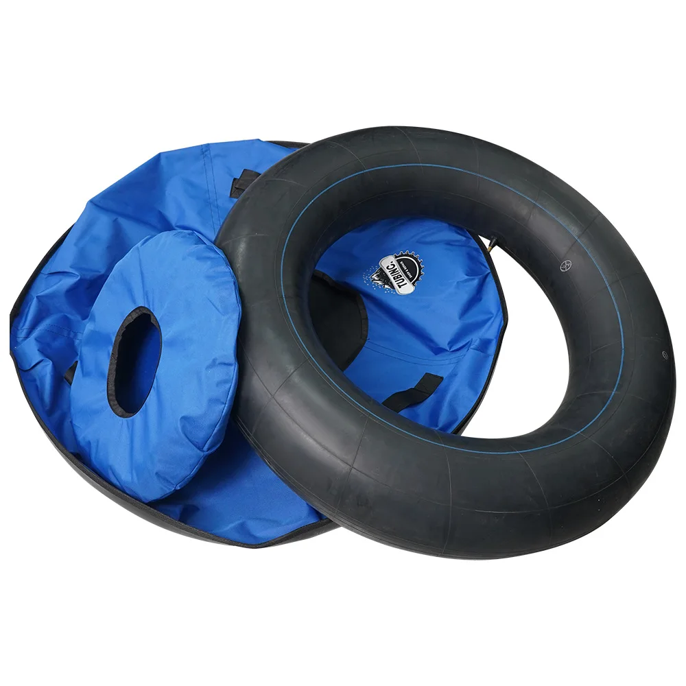 Snow tube for sledding with hard bottom 120cm  truck inner tube for snow sport