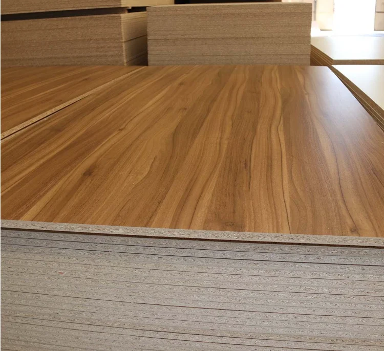 Melamine chipboard new modern factory price melamine board 16mm particle board for kitchen cabinets
