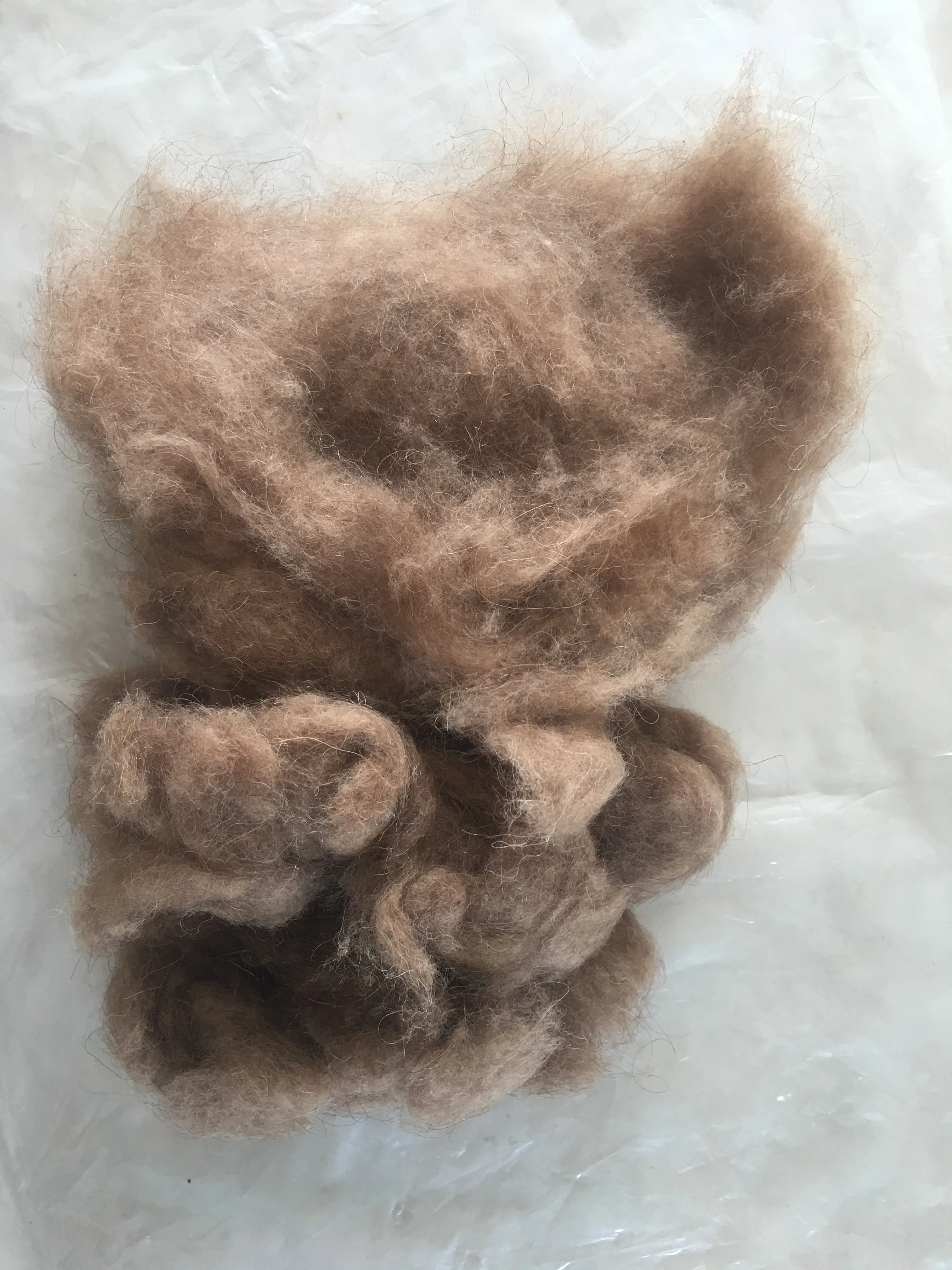 Best Quality Supersoft Dehaired Camel Hair Factory Price Raw Pattern Camel Wool