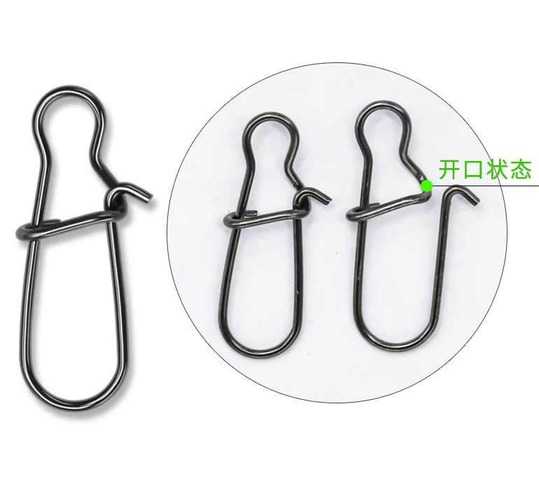 Lure enhanced pin stainless steel strong connector hook connection ring sea fishing gear small accessories fishing supplies