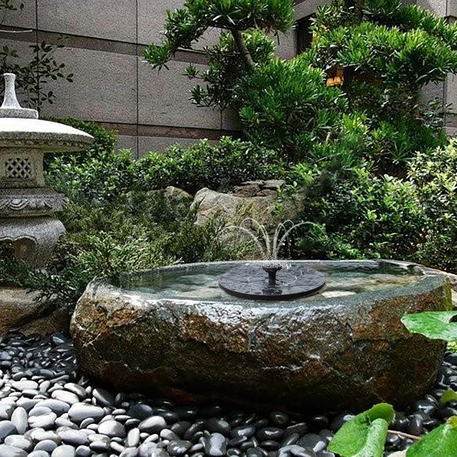 Solar Fountain Floating Solar Bird Bath Fountain Garden Outdoor landscape Decor