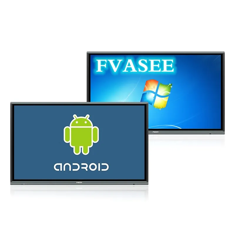 Fvasee 98 дюймов 4 K интерактивный сенсорный экран с белой доской школьное собрание Windows завод Интерактивная умная белая