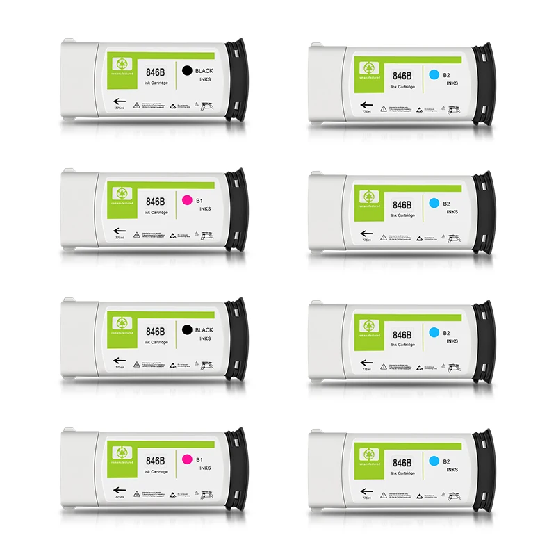 OCINKJET 846B Recyclable Remanufactured Ink Cartridge For HP PageWide XL 8000 Printer