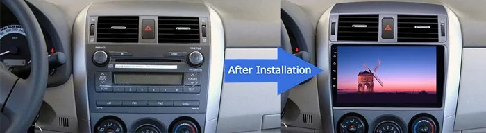 9 Inch WIFI 4GLTE IPS Touch Screen Android 10 Multimedia System Car MP5 Player for Toyota Corolla 2007-2013 Car Radio