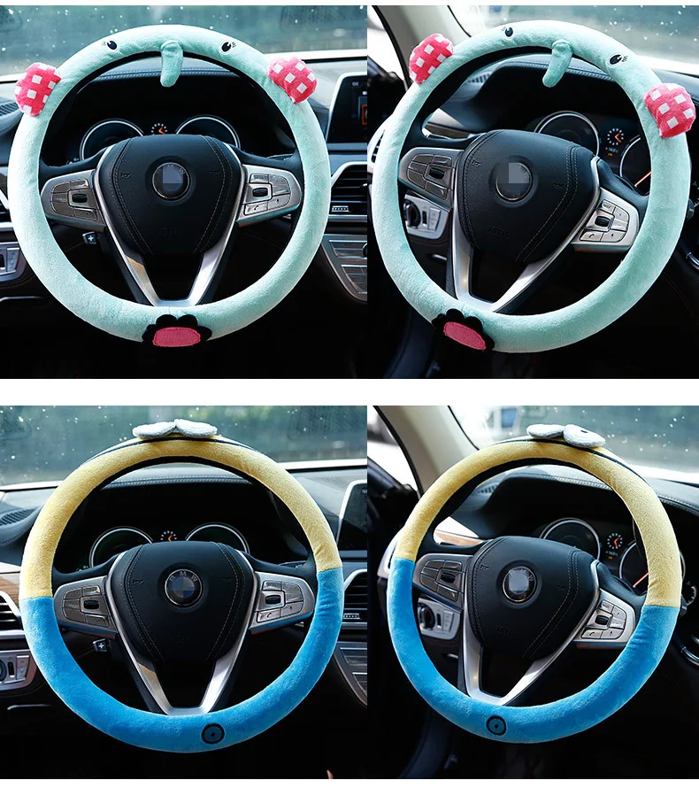 Cartoon Anime Fashion Car Steering Wheel Cover Cute Steering Wheel Cover For Men Girl
