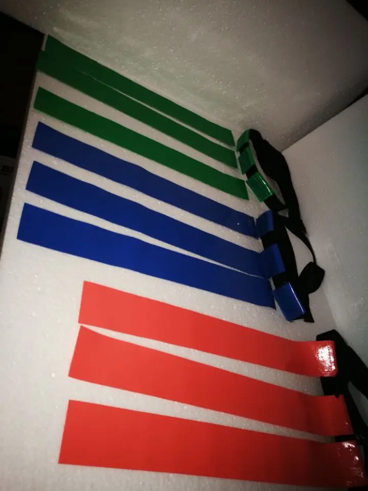 10 Player 3 Flag Football Set - 10 Belts with 30 Flags rugby soccer tag