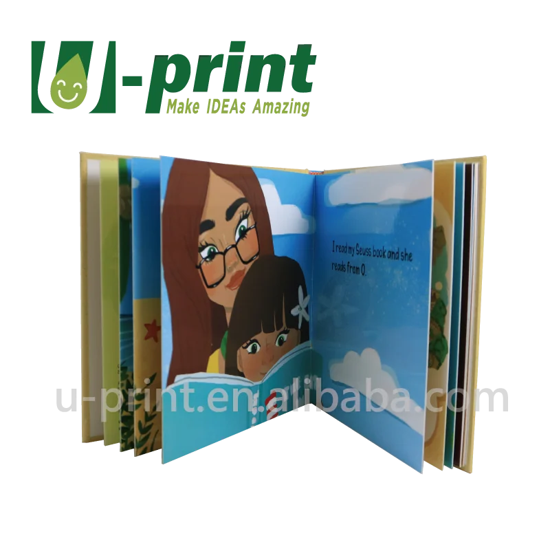 Offset Printing Service Hard Cover Children Story Books English Version Or Custom Other Version