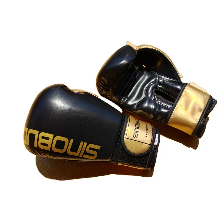 Mma Gloves Professional Custom Logo Boxing Gloves Pu Leather Muay Thai Glove