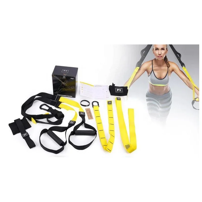 Top quality system training kit adjustable suspension trainer for full body workout