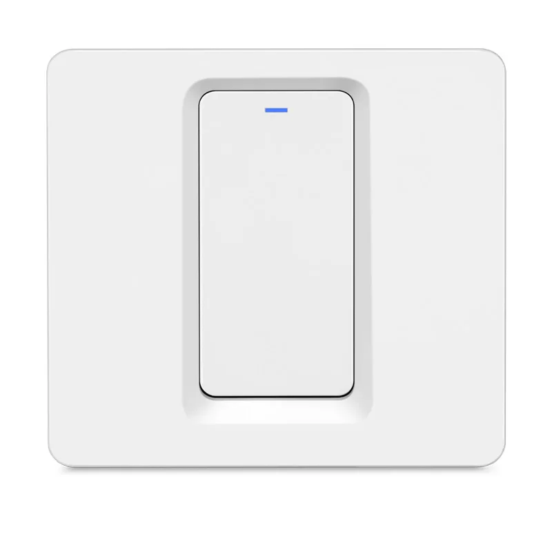 
1 Gang EU UK Switch White Glass Alexa Home Automation Light Switch Control Smart Electric Manufacturer Switch Touch Screen 