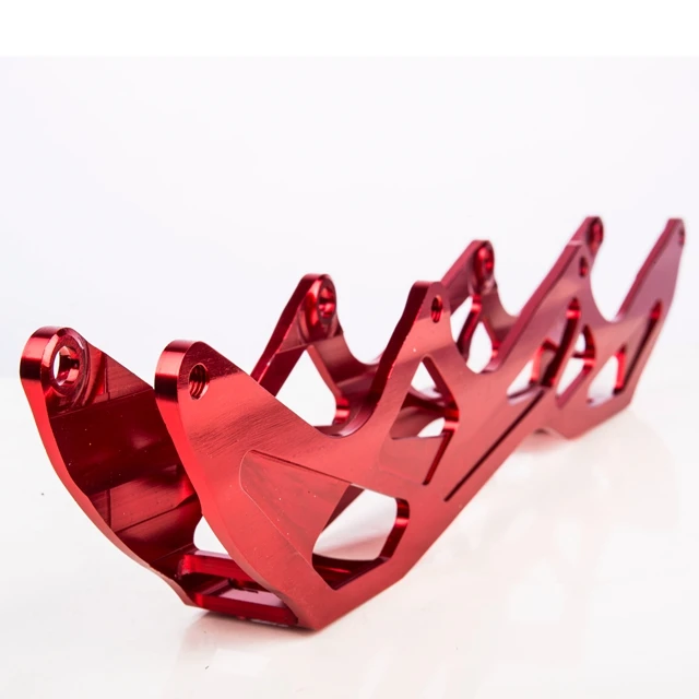 Customized CNC Machining Aluminum Anodizing Lasering logo 5 Holes Inline Skates Frame