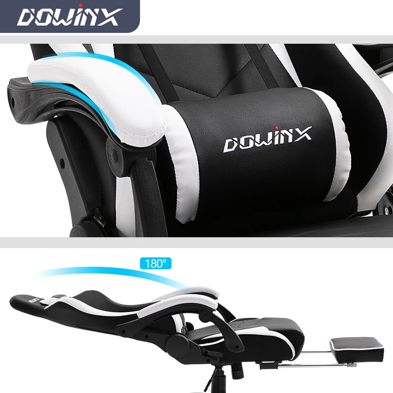 Дешевый стул игровая кожа пенная Подушка с запоминанием подушка компьютерными играми стулья гоночный стиль Офисный Компьютерный автомобиль колесами для компьютерных игр
