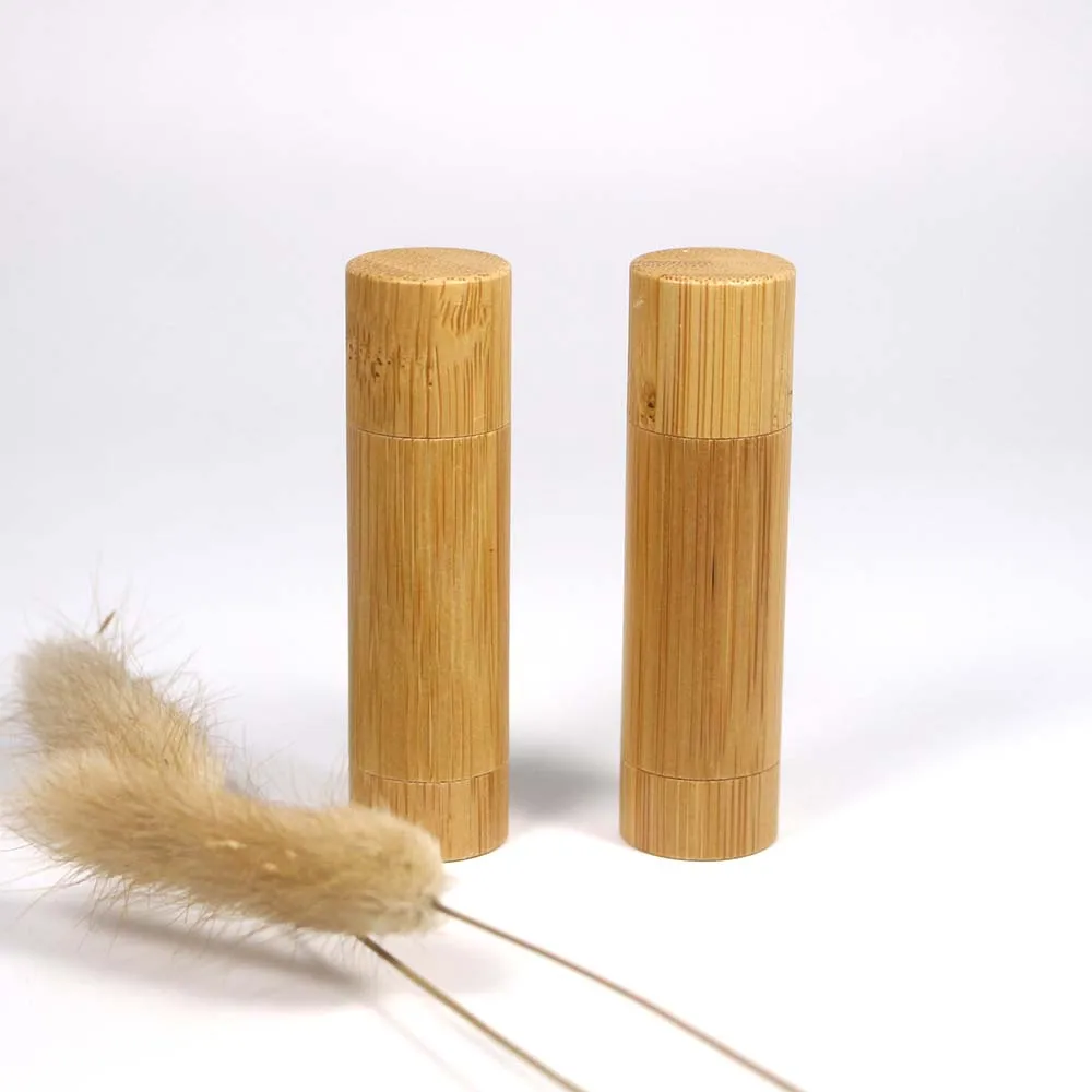 Bamboo Lipstick Tube 5g Eco friendly bamboo and plastic cosmetic packaging container
