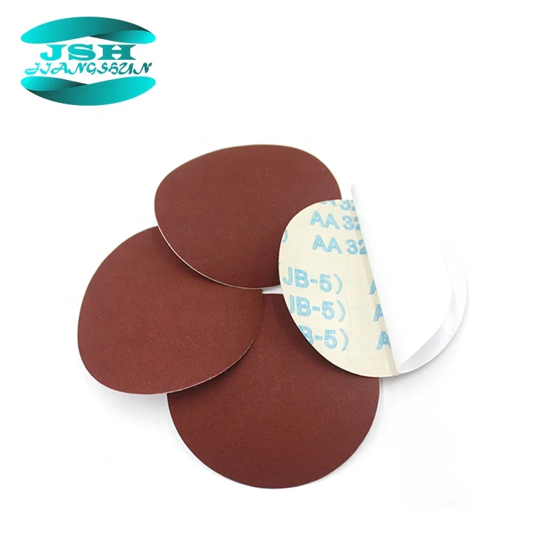 
100mm red abrasive tools round lija polishing woodwork sanding discs 