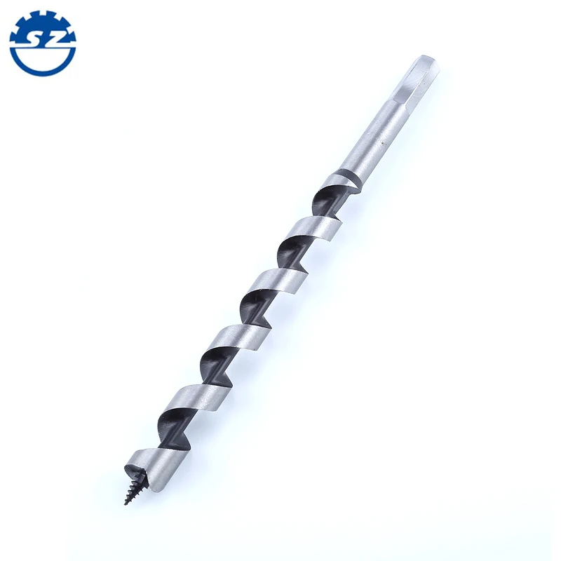 high carbon steel hex shank wood working auger drill bit for wooden drilling