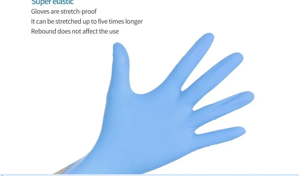 
top disposable comfort grip nitrile gloves powder free producer non-sterile nitrile gloves 