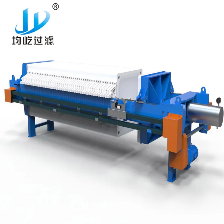 NEW Hydraulic membrane Filter press with Conveyor belt for chemical liquid sludge dewatering