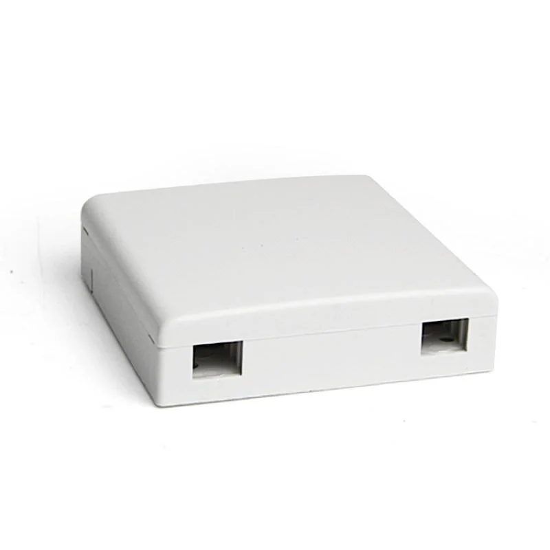 FAT Box 2 Port Face Plate Terminal Box Wall Mounted indoor SC fiber optic face plate fiber mini terminal box