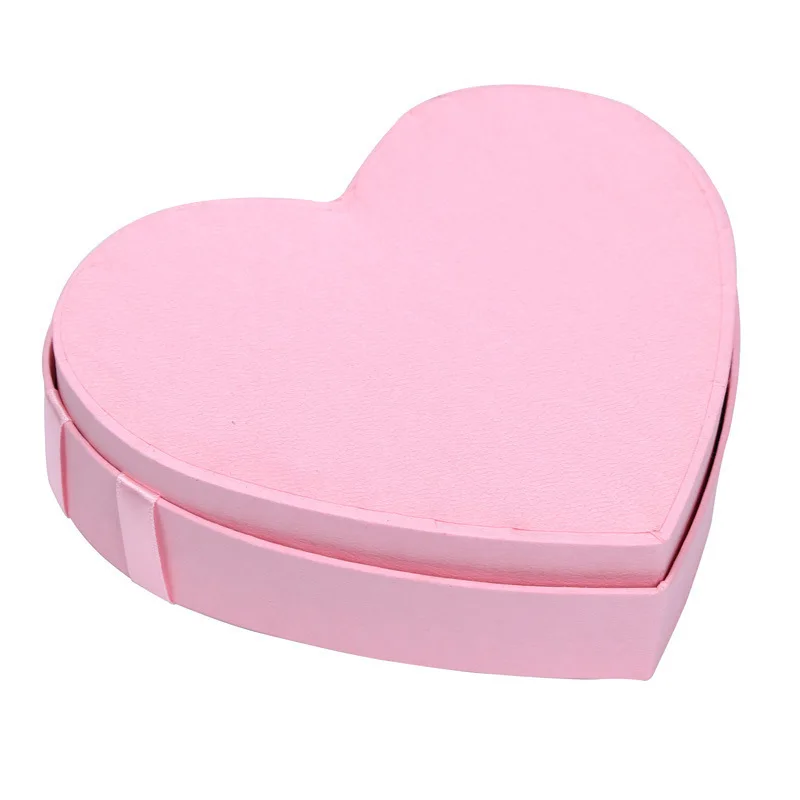 empty chocolate box  heart shape custom design gift boxes lid and base shape  christmas chocolate paper box