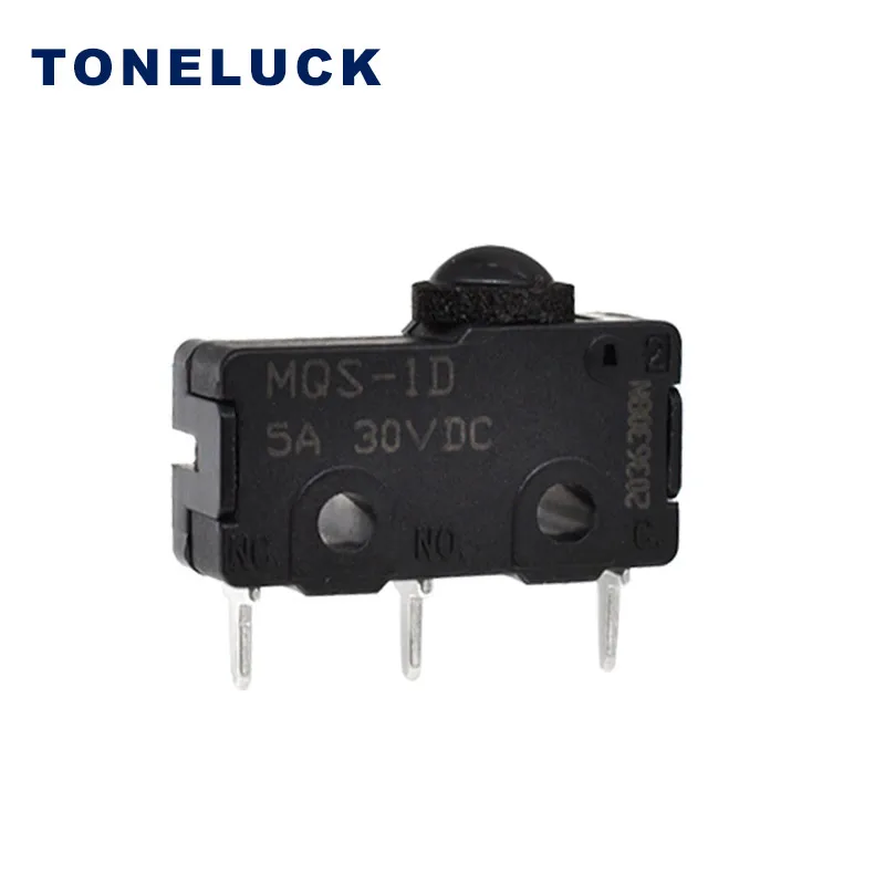 Toneluck MQS-1D 5A 30V SPDT Electronic Micro Switch With PCB Terminal