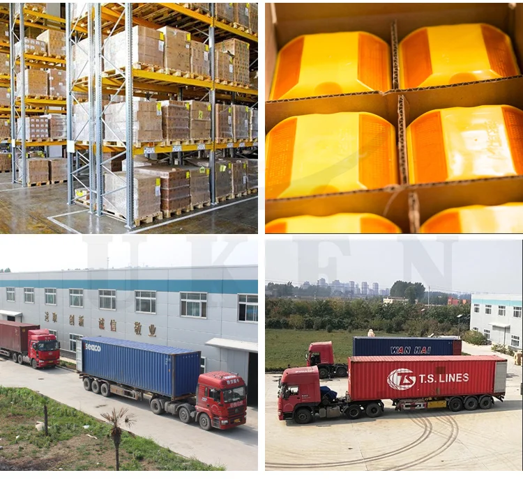 Wholesale Price Custom Vialeta Eye Cat Road Marker Red Green White Color Reflector Plastic Road Stud