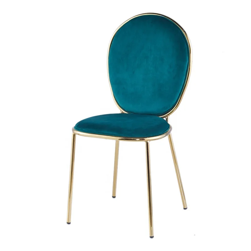 Popular design velvet fabric dining chair for restaurant