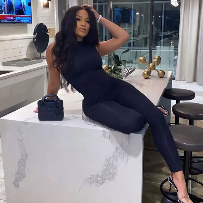 2022 New Ladies Fashion Jumpsuit Design Stylish Women Jumpsuit Sleeveless Leopard Printed White Jumpsuit Summer OEM