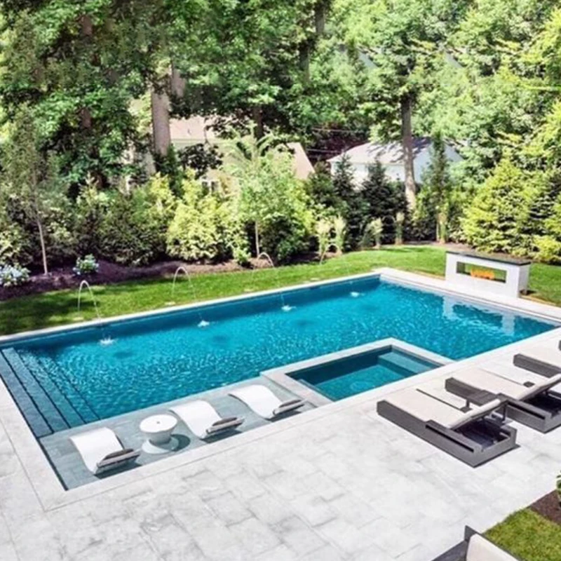 Custom 8m Family Adults Large Size jacuzzi Fiber Glass Swim Spa Pool Piscina Fiberglass Inground Pools Swimming Outdoor