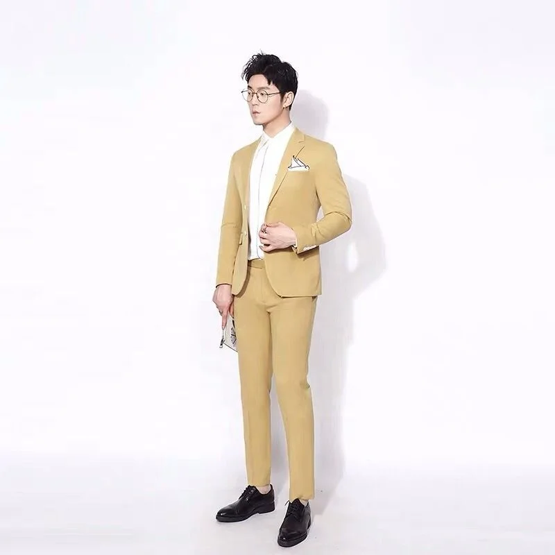 High Quality Men Suits Wedding Man Suit Slim Fit Blazer Jackets coat pant men business suit