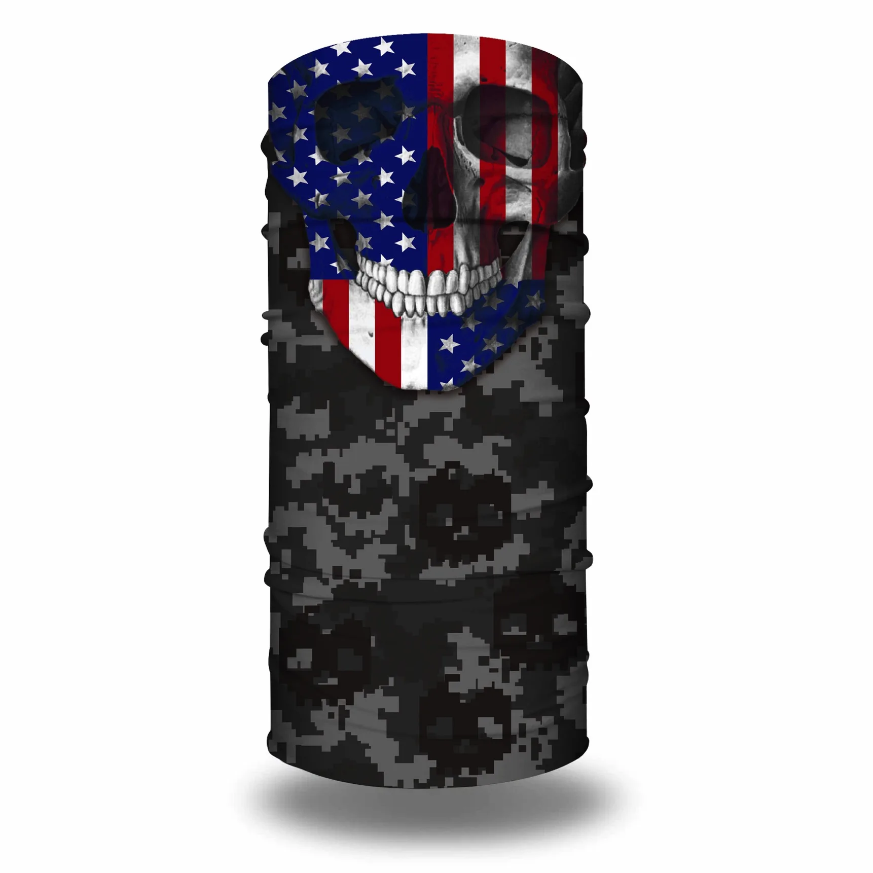 
Silk print manufacture High quality red square bandana women men seamless cycling polyester custom color oem 