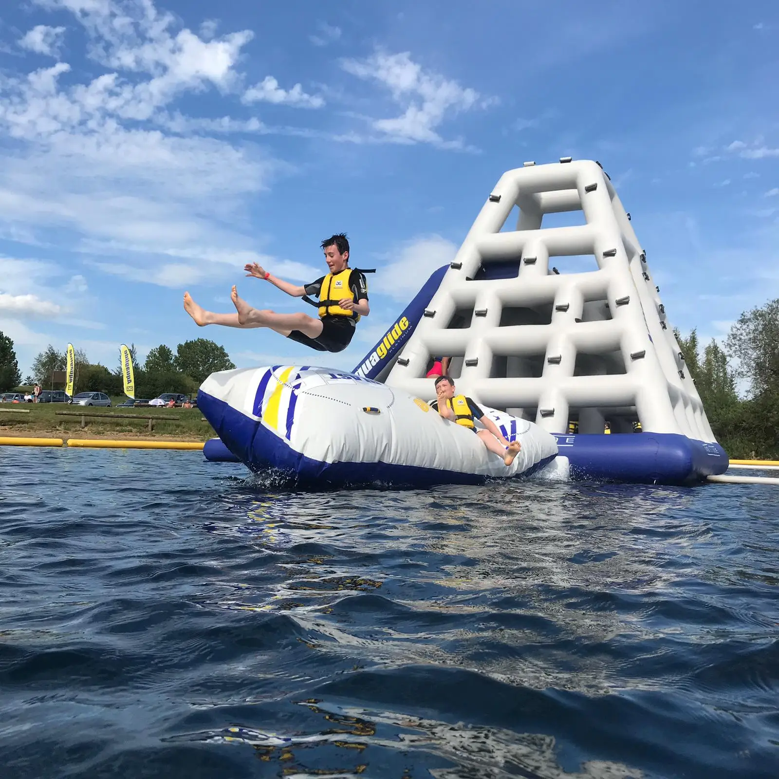 High Quality Commercial Aqua Park Inflatable Floating Water Park Lake Inflatable Water Slides For Sale