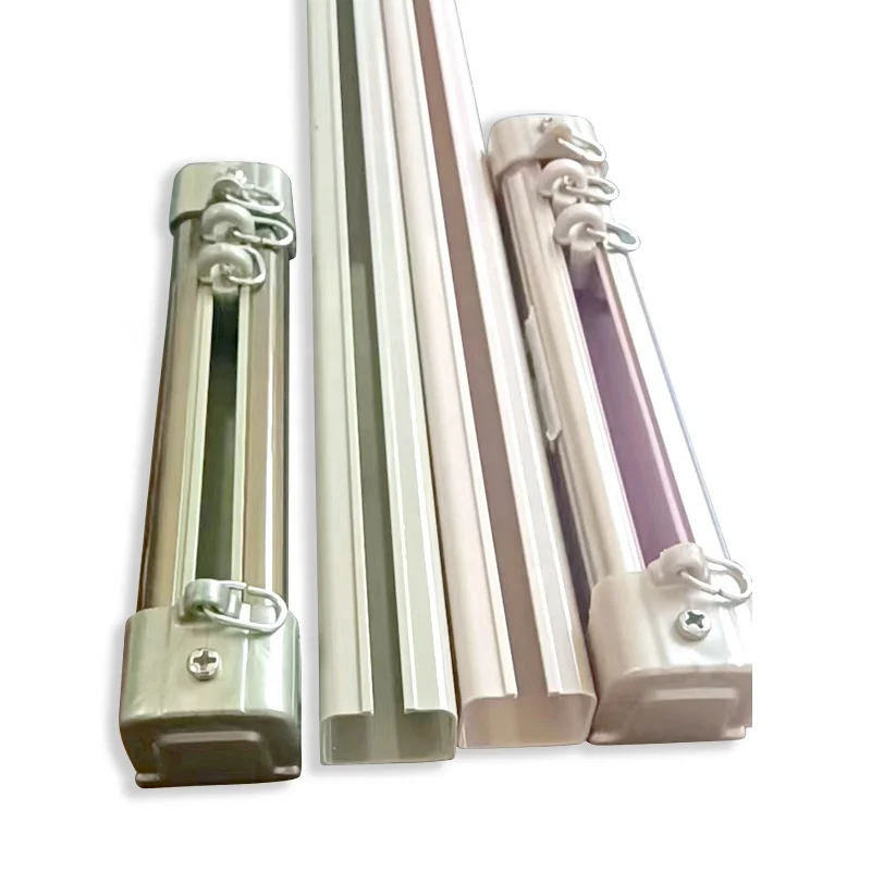 15ft Silent Ceiling Track Champagne Jumbo Silent Track Ivory  Slide Quietly Curtains Rails MK-30-W