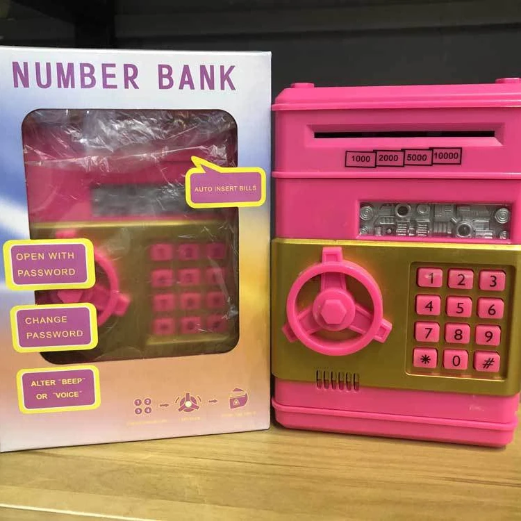 Лидер продаж 2024 Электронная Копилка безопасная копилка для денег детские цифровые монеты безопасные банкоматные копилки