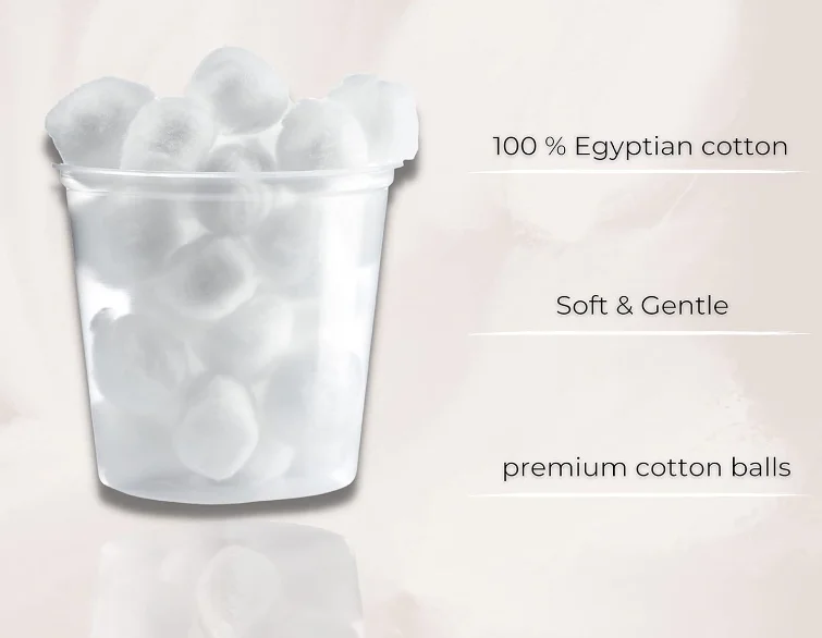 Factory High Quality 100% Pure Organic Cotton OEM Cotton Ball White Cotton Balls