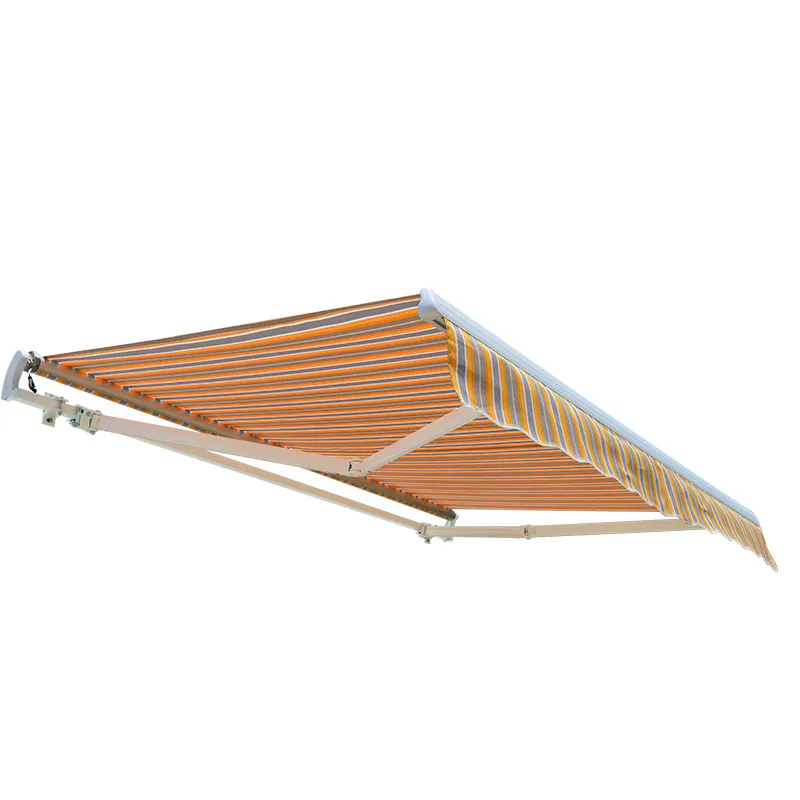 Aluminum Motorized/Manual Awning Sun Shade Customize Awning Folding Big Windows Retractable Outdoor Awnings