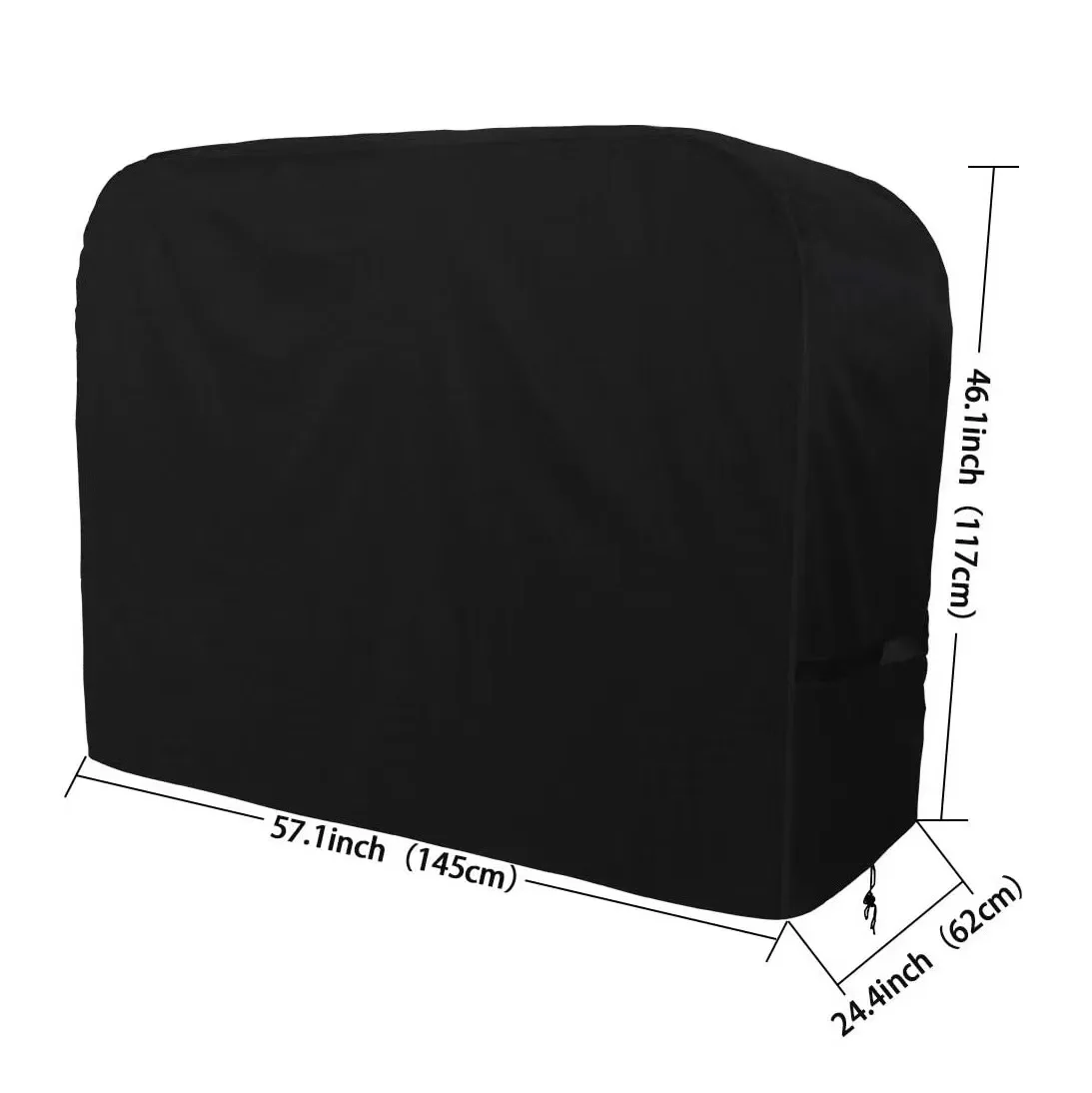 New outdoor custom production 210D 420DBBQ grill cover combination set waterproof and dust cover