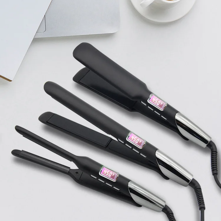 Professional Wholesale Flatiron Online Flat Irons With Titanium Plates Custom Ceramic Hair Straightener