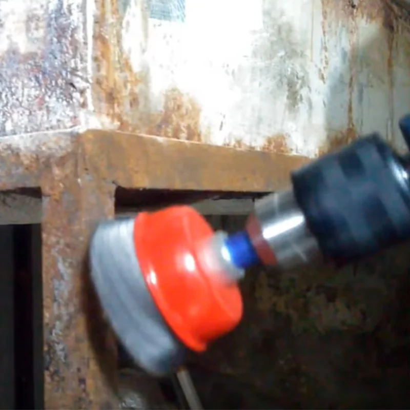 Круглая щетка для угловой шлифовальной машины, Вращающаяся круглая щеточка 75 мм 3 дюйма