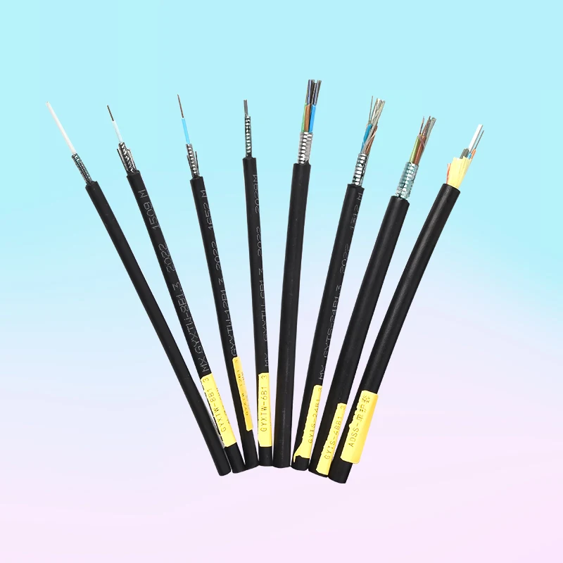 Single Mode 1000M 1 Km Adss 8 96 Core G652D Optical Price Per Meter Fiber Optic Cable Gytc8S