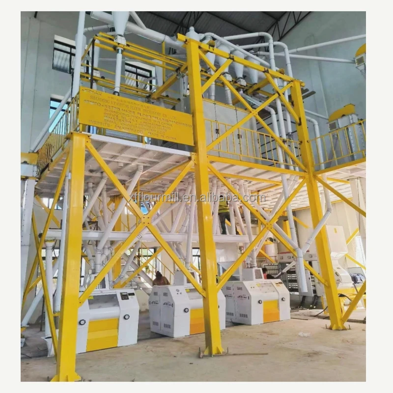 China flour mills 52ton Super fine corn flour milling machine posho mill Africa market